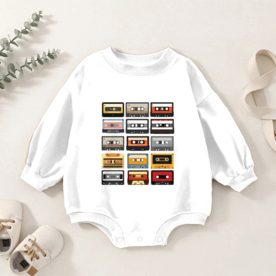 Discover Cassette Tape - Cassette Tape - Baby Romper Sweatshirts