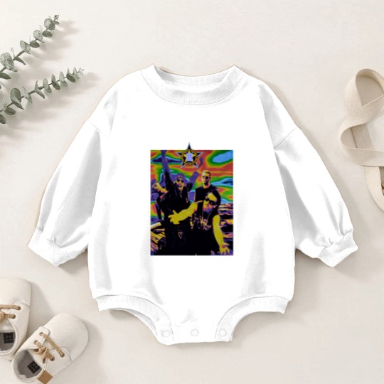 Discover 90s U2 Irish Rock Band Alternative Indie Zooropa Tour 1993 Baby Romper Sweatshirts