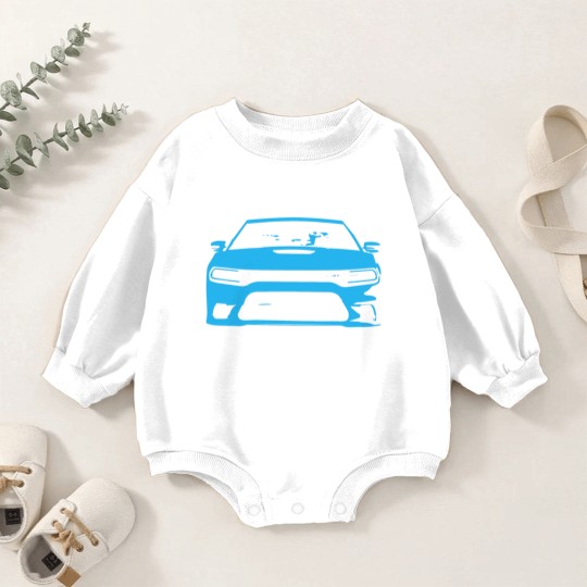 Discover B5 Blue SRT Charger Baby Romper Sweatshirts