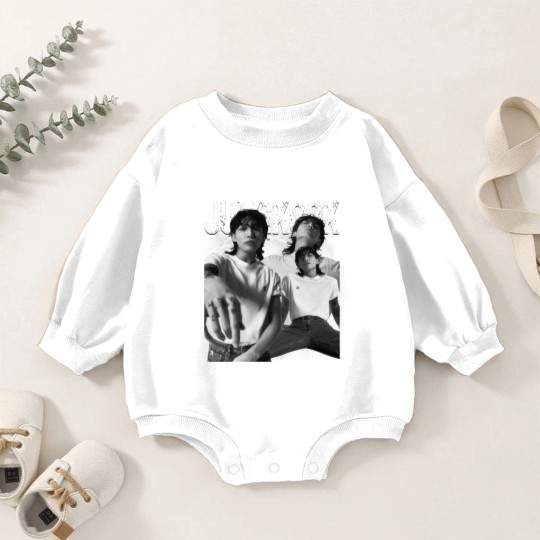 Discover Vintage JungKook 90s Bootleg Baby Romper Sweatshirts, Jungkook Seven BTS Unisex Baby Romper Sweatshirts