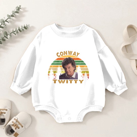 Discover Conway Twitty Classic Baby Romper Sweatshirts
