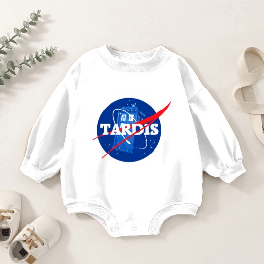 Discover Doctor Who Tardis Baby Romper Sweatshirts