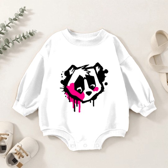 Discover Bear Head in graffiti style Baby Romper Sweatshirts