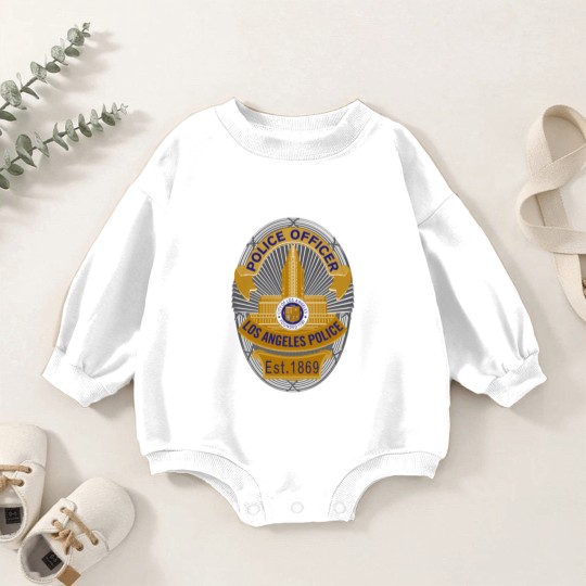 Discover LAPD Police Officer Badge Baby Romper Sweatshirts