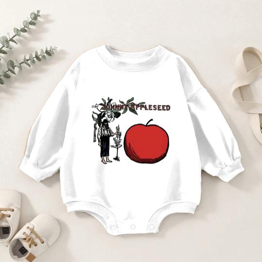 Discover Johnny Appleseed Colour Baby Romper Sweatshirts