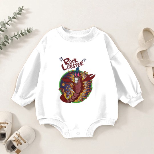 Discover Vintage B-52’s Rock Lobster 90s Band Baby Romper Sweatshirts