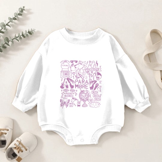 Discover Paramore Tattoo Rock Music Baby Romper Sweatshirts, Paramore Rock Music Band Baby Romper Sweatshirts