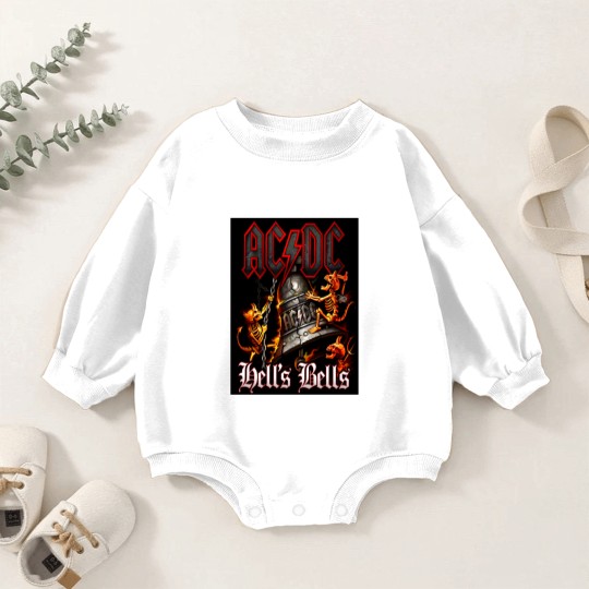 Discover ACDCBand Back in Black  Baby Romper Sweatshirts