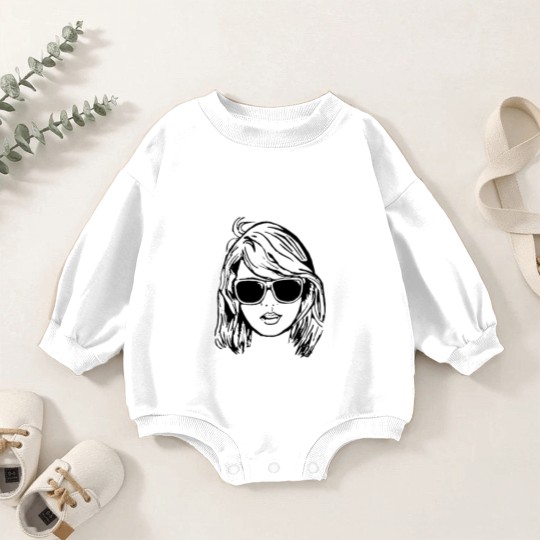Discover Tay Swift portrait Baby Romper Sweatshirts