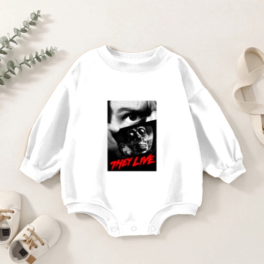 Discover They Live - John Carpenter - Rowdy Roddy Piper Baby Romper Sweatshirts