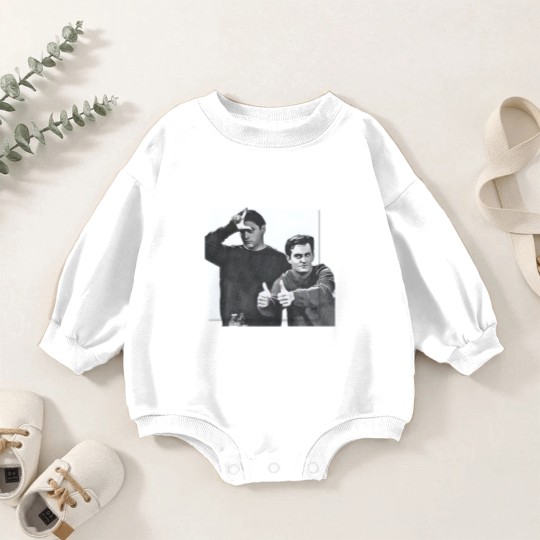 Discover Chandler Bing-Joey Tribbiani Baby Romper Sweatshirts Bing Tribbiani Baby Romper Sweatshirts