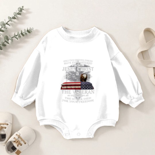 Discover Only Two Defining Forces Have Ever Offered To Die For You Baby Romper Sweatshirts, Jesus Christ Baby Romper Sweatshirts