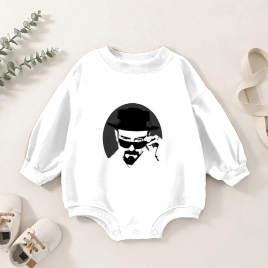 Discover Heisenberg in his hat - Breaking Bad - Baby Romper Sweatshirts