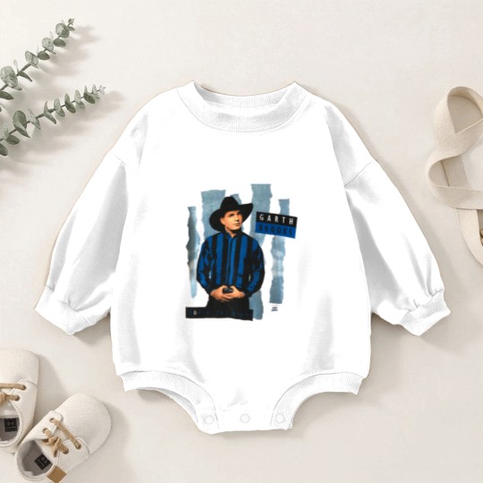 Discover Vintage 90s 1991 Garth Brooks Concert World Tour Baby Romper Sweatshirts