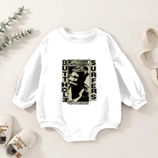 Discover Butthol Surfers Vintage 90s Black Unisex Baby Romper Sweatshirts, Cotton Soft Baby Romper Sweatshirts,