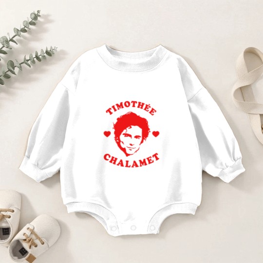 Discover Timothee Chalamet Baby Romper Sweatshirts, Timothee Chalamet Lover Baby Romper Sweatshirts, I Love Timothee Chalamet