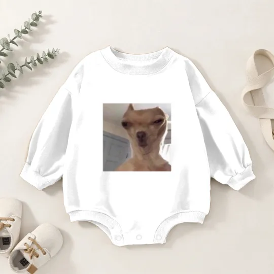 Discover Chihuahua meme - Funny - Baby Romper Sweatshirts