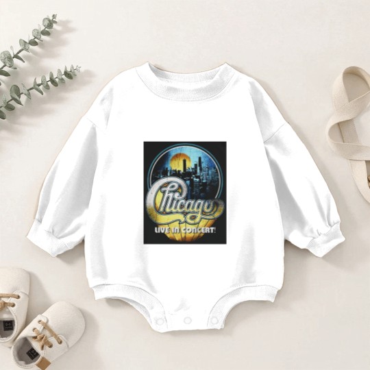Discover Chicago band live in concert Baby Romper Sweatshirts