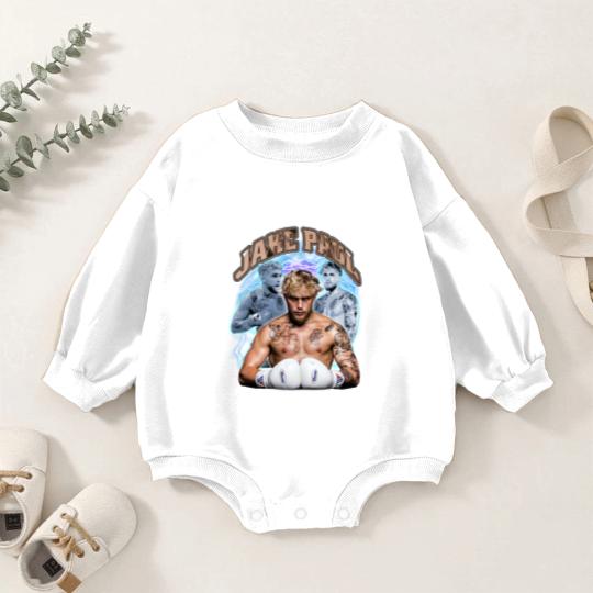 Discover Vintage Jake Paul Baby Romper Sweatshirts Boxing Player Baby Romper Sweatshirts, Gift for Boxing Player Fan Baby Romper Sweatshirts