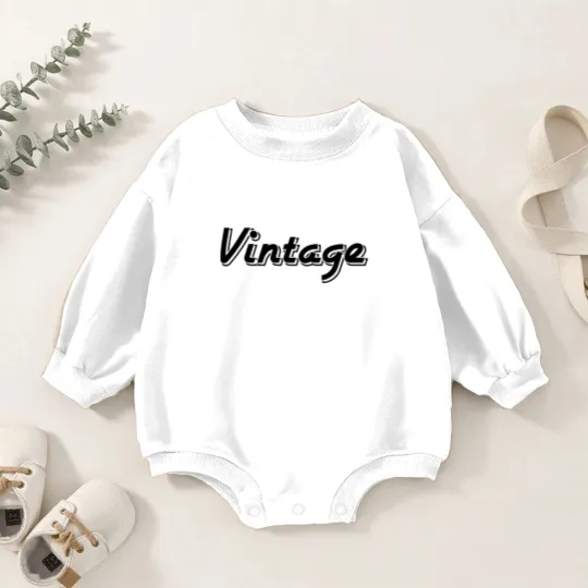 Discover Vintage_02 Baby Romper Sweatshirts