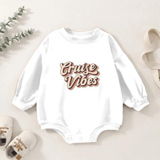 Discover Cruise Vibes Baby Romper Sweatshirts, Friends Summer Vacation Group Gift Baby Romper Sweatshirts, Cruise Baby Romper Sweatshirts