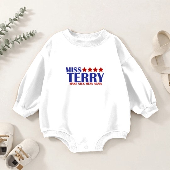 Discover Miss Terry Make Nick Mean Again Baby Romper Sweatshirts