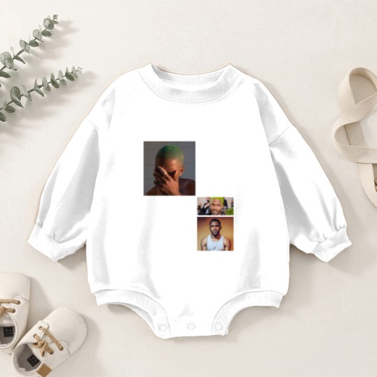 Discover Frank Ocean Rap Baby Romper Sweatshirts, Blonde Album Merch Vintage Rapper Hiphop