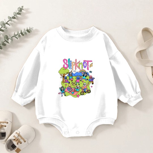 Discover SL.I.P.KN.OT Baby Romper Sweatshirts - All Hope Is Gone Baby Romper Sweatshirts - The End So Far Merch -  The Gray Chapter Baby Romper Sweatshirts