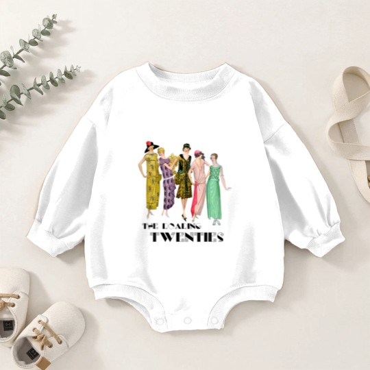Discover The Roaring 20S Art Deco Fashion Baby Romper Sweatshirts
