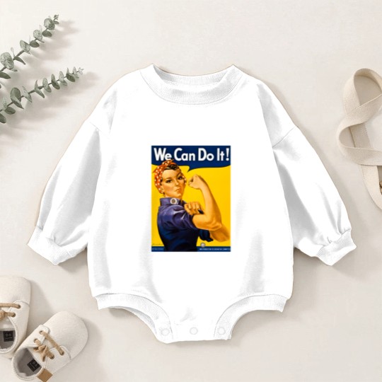 Discover We Can Do It! Rosie the Riveter Vintage WW2 Baby Romper Sweatshirts