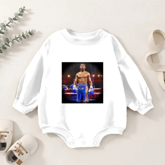 Discover Here comes your Shakur Stevenson, dude  Classic Baby Romper Sweatshirts