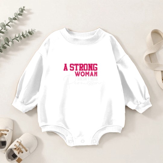 Discover A Strong Woman Baby Romper Sweatshirts