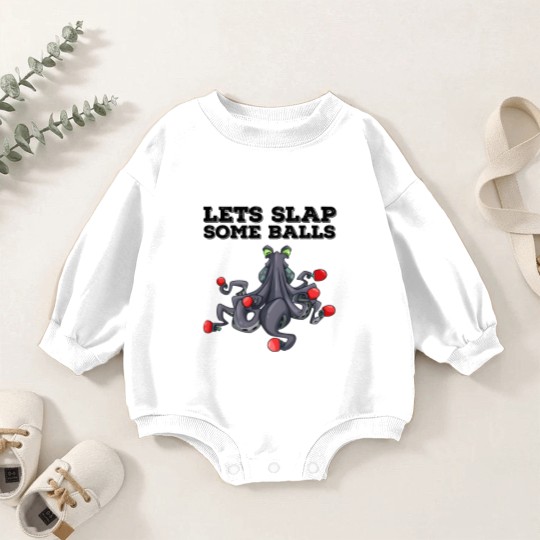 Discover Ping Pong Table Tennis Tabletennis Funny Kraken Baby Romper Sweatshirts
