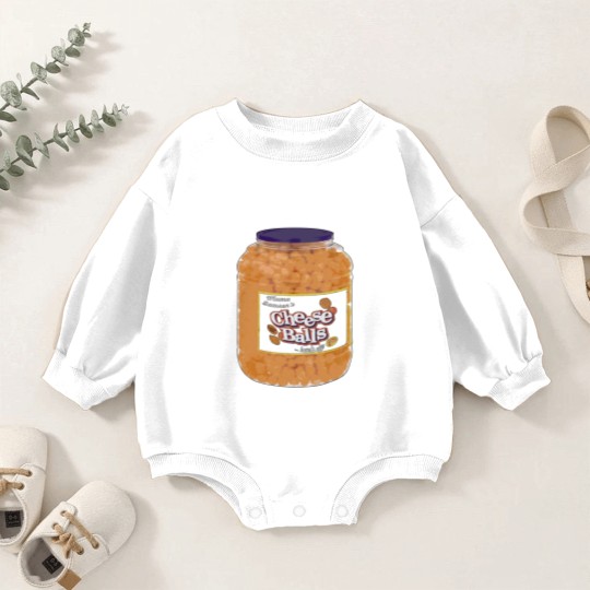 Discover Cheese Balls fan art parody Baby Romper Sweatshirts Baby Romper Sweatshirts