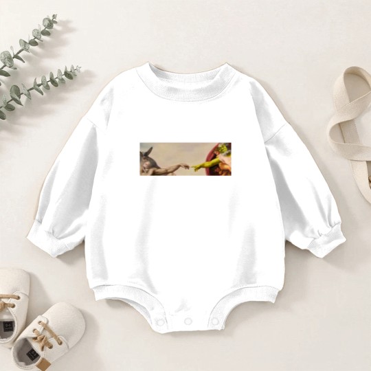 Discover Shrek hands of God Classic Baby Romper Sweatshirts, Love Shrek Baby Romper Sweatshirts