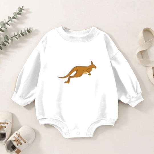 Discover Kangaroo-Australia Is Calling And I Must Go Baby Romper Sweatshirts