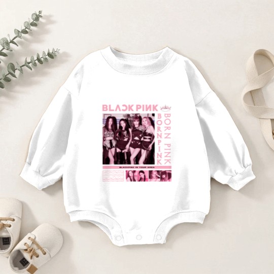Discover Blackpink Baby Romper Sweatshirts, Black Pink Baby Romper Sweatshirts For Fan, Blackpink Kpop Baby Romper Sweatshirts