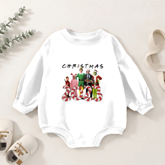 Discover Christmas Pajamas Matching Family Baby Romper Sweatshirts |