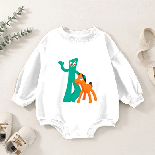 Discover Gumby Pokey Baby Romper Sweatshirts