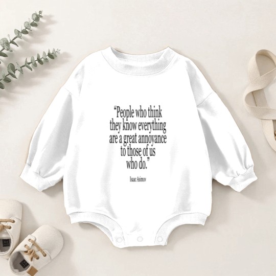 Discover isaac asimov Baby Romper Sweatshirts