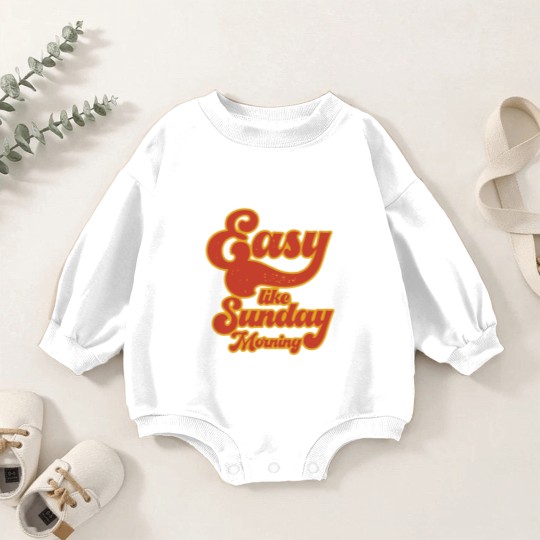 Discover Easy Like Sunday Morning Unisex Baby Romper Sweatshirts, Inspired by Lionel Richie