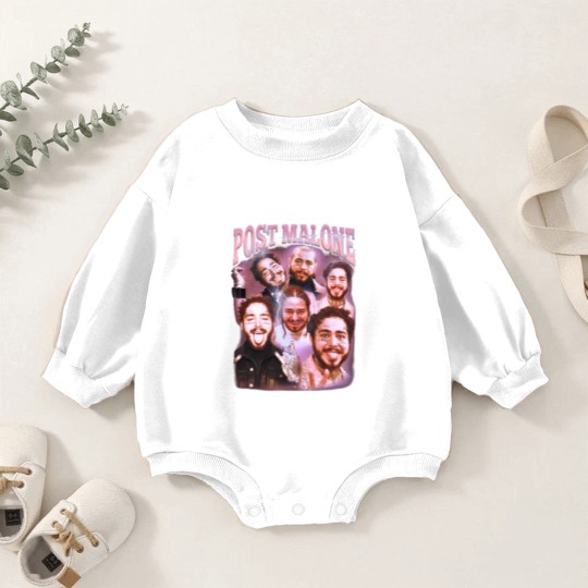 Discover Post Malone Baby Romper Sweatshirts, Post Malone Baby Romper Sweatshirts, Post Malone Printed Graphic Baby Romper Sweatshirts, Posty Fan Baby Romper Sweatshirts