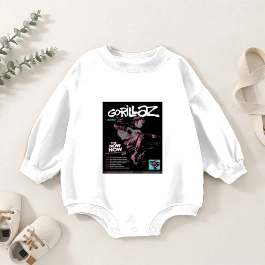Discover Gorillaz The Now Now Baby Romper Sweatshirts Retro Vintage 90s Hip Hop Graphic