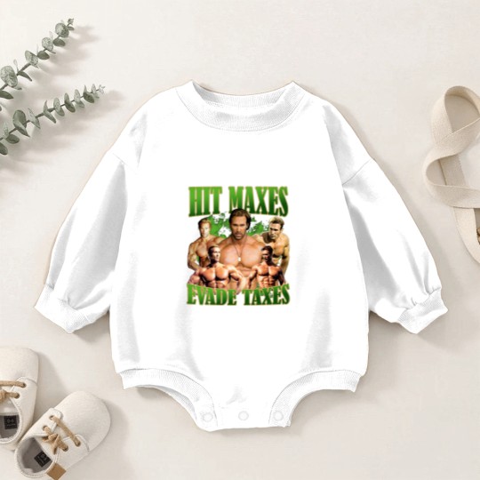 Discover Hit Maxes Evade Taxes Mike Ohearn Funny Meme Gym Baby Romper Sweatshirts
