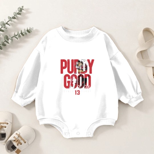 Discover Brock Purdy San Francisco Purdy Good - Brock Purdy - Baby Romper Sweatshirts