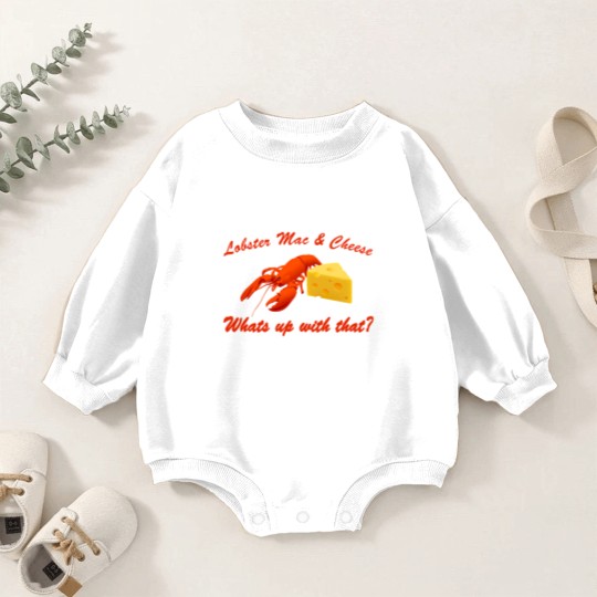 Discover Lobster-Mac? - Mac And Cheese - Baby Romper Sweatshirts