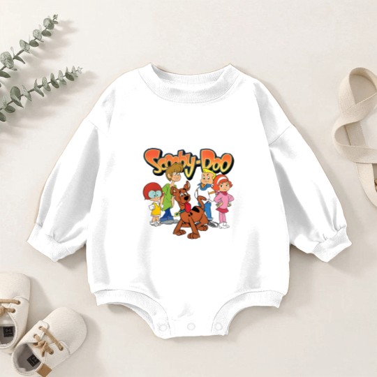 Discover Scooby-Doo Baby Romper Sweatshirts, Retro Christmas Crewneck Baby Romper Sweatshirts