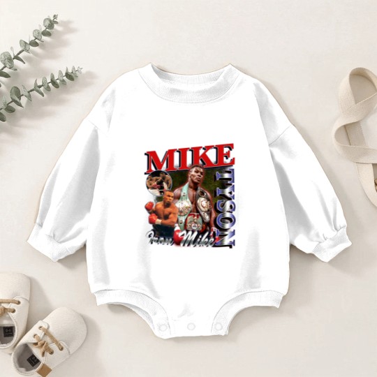 Discover Vintage Wash Mike Tyson Baby Romper Sweatshirts, Vintage Acid Wash