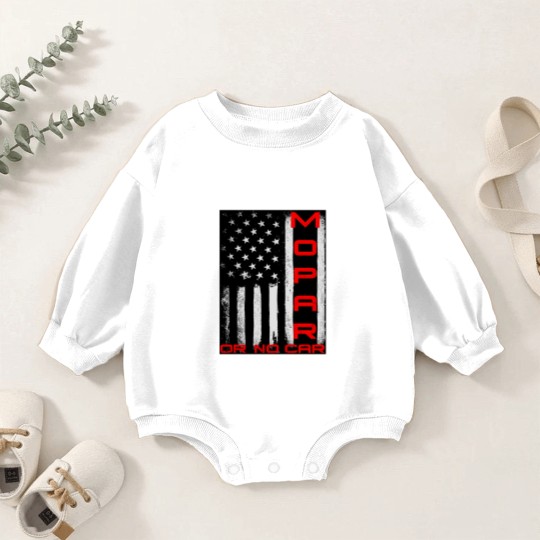 Discover Mopar or No Car Flag America Motor Car Sports Racing Gift Baby Romper Sweatshirts