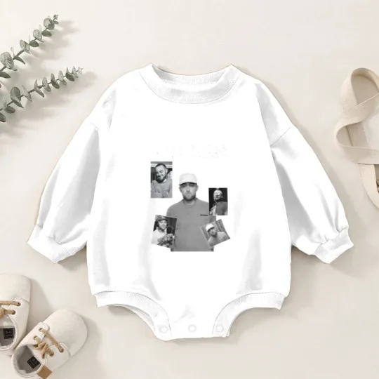 Discover macmiller Music Baby Romper Sweatshirts K1, macmiller Music Pop Baby Romper Sweatshirts, macmiller Concert 2023 Retro Unisex Gift Bootleg Baby Romper Sweatshirts Mus3004DK